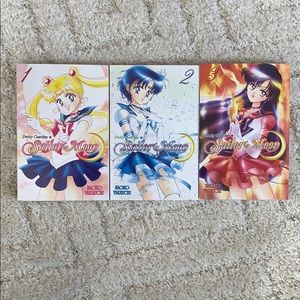 Sailor Moon Volume 1,2,3 Manga Series